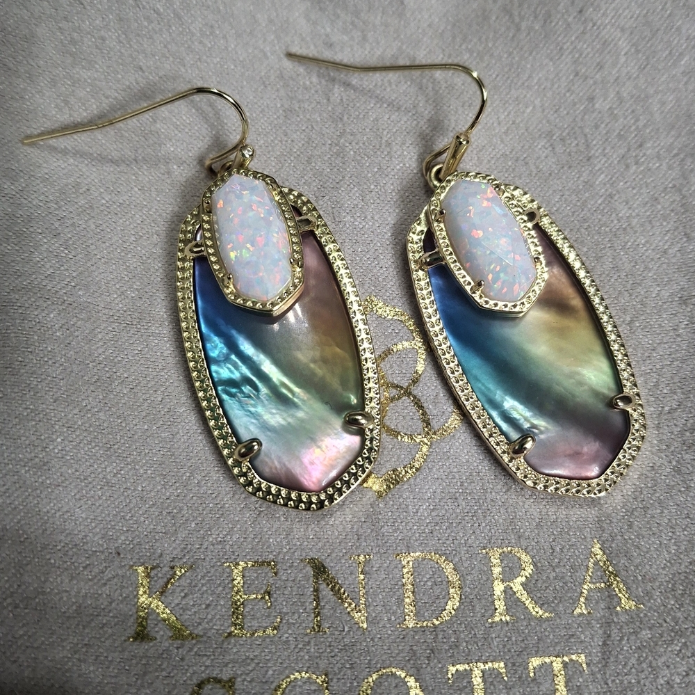 Kendra Scott Watercolor Opal Earrings